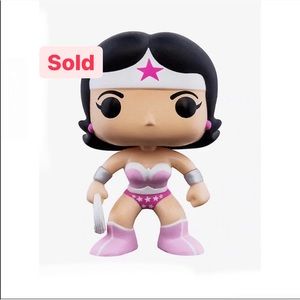 SOLD - Funko DC Comics Pop! Heroes Wonder Woman(Breast Cancer Awareness)